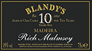 Blandys - Madiera Rich Malmsey 10 year 0 (500ml)